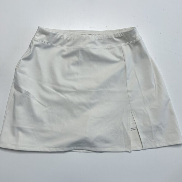 Reformation Nina White EcoMove Active Skort Workout Skirt Size Large - Picture 2 of 8